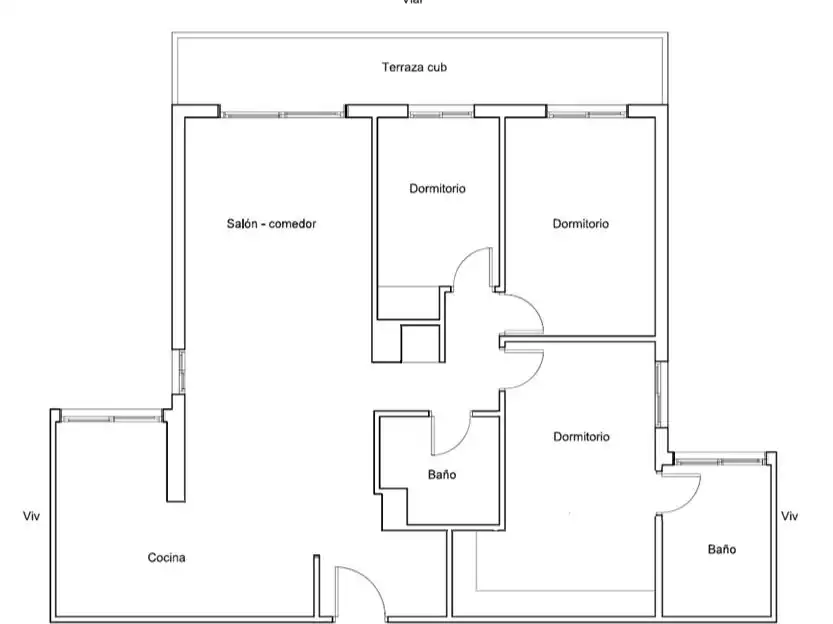 Flat for sale in Alicante / Alacant  with Air Conditioner, Terrace and Balcony