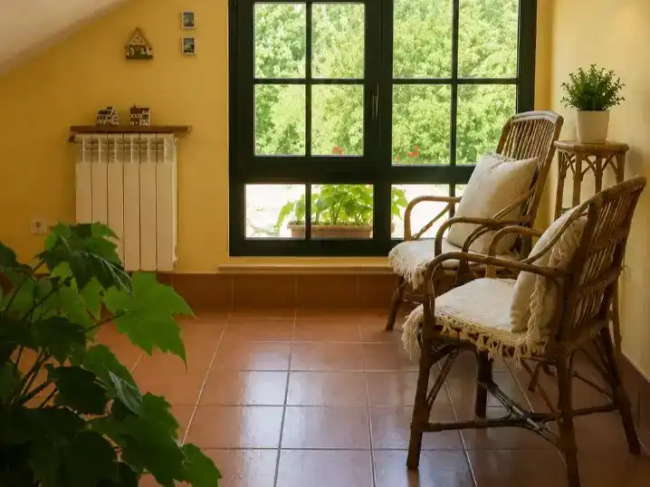 Balcony of Houses for sale in Ares  with Private garden, Parquet flooring and Terrace
