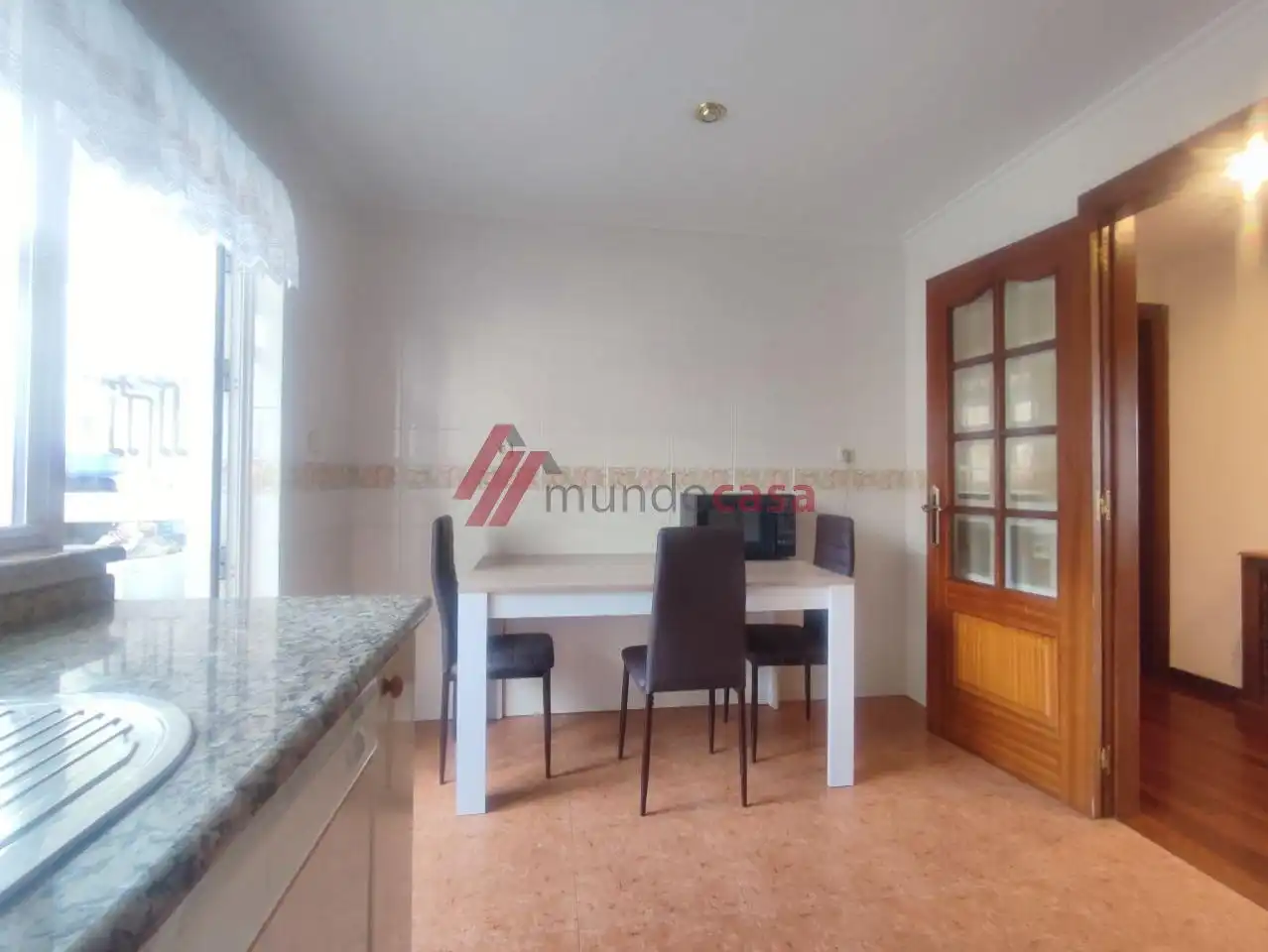 Küche von Wohnung zur Miete in Ferrol mit Heizung, Parkett und Terrasse