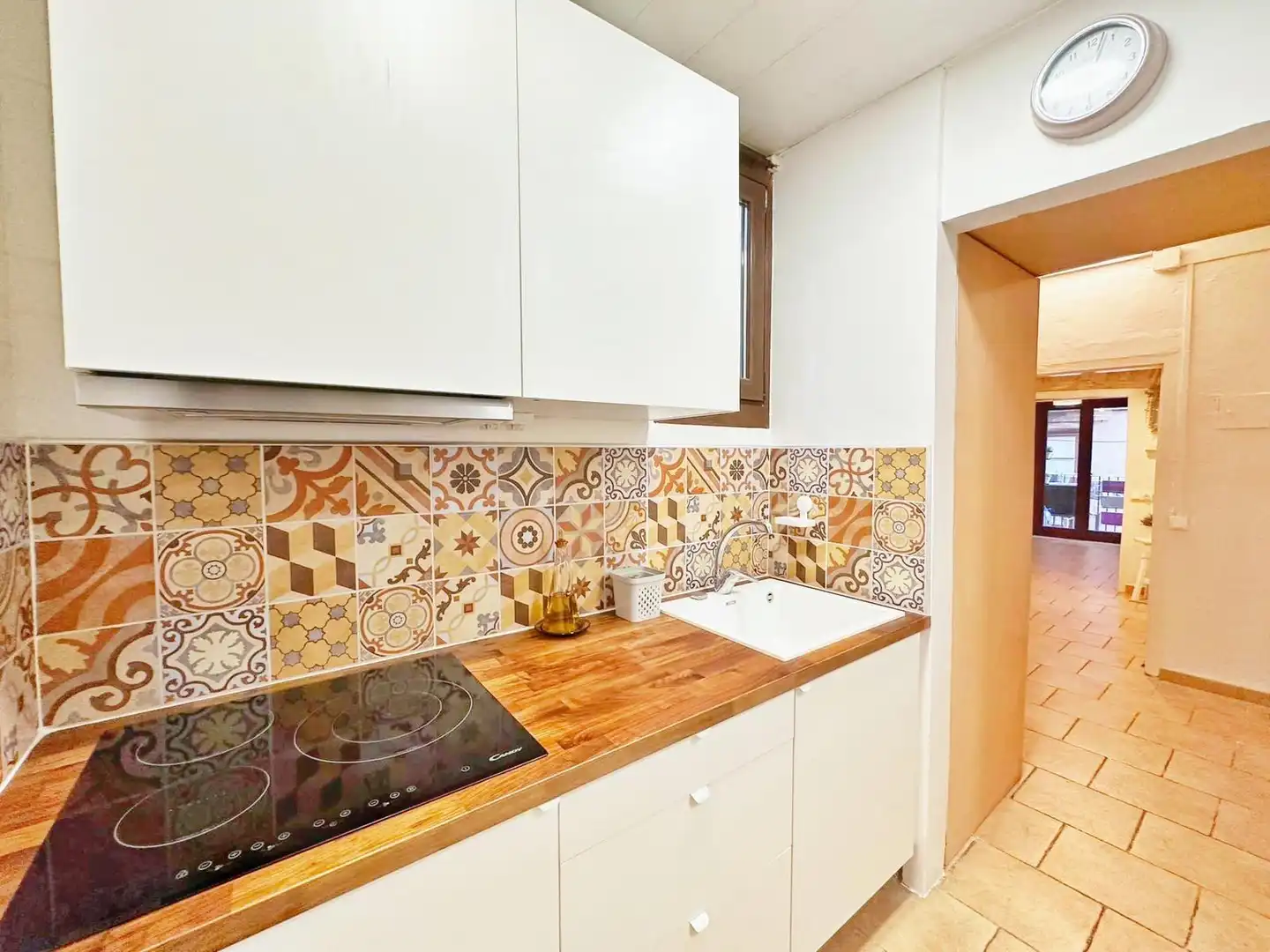 Kitchen of Flat for sale in Barcelona  with Air Conditioner, Heating and Furnished