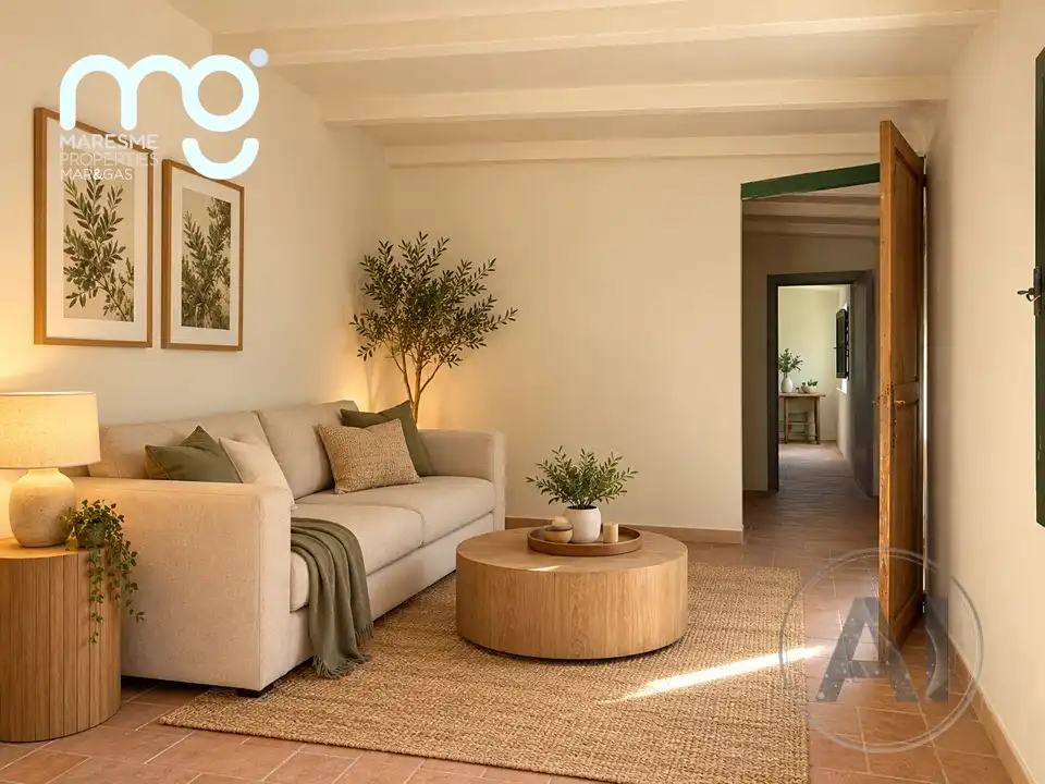 Sala d'estar de Finca rústica en venda en Zona Industrial i Agrícola  