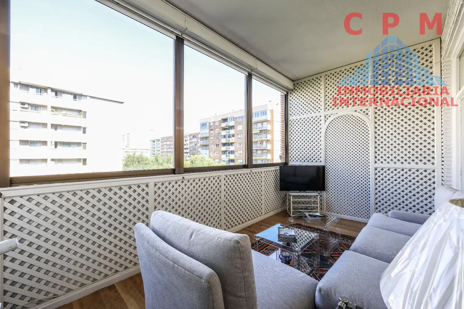 Terraza de Piso de alquiler en Madrid con Aire acondicionado, Calefacción y Parquet