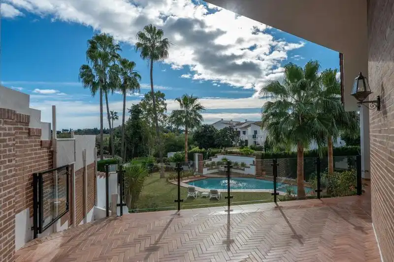 Garden of Houses for rent in Estepona  with Air Conditioner, Private garden and Terrace