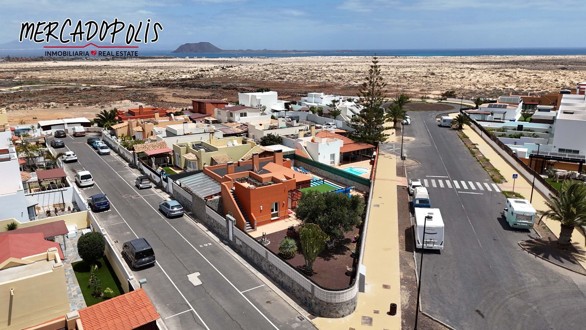 Exterior view of House or chalet for sale in La Oliva  with Private garden, Terrace and Storage room
