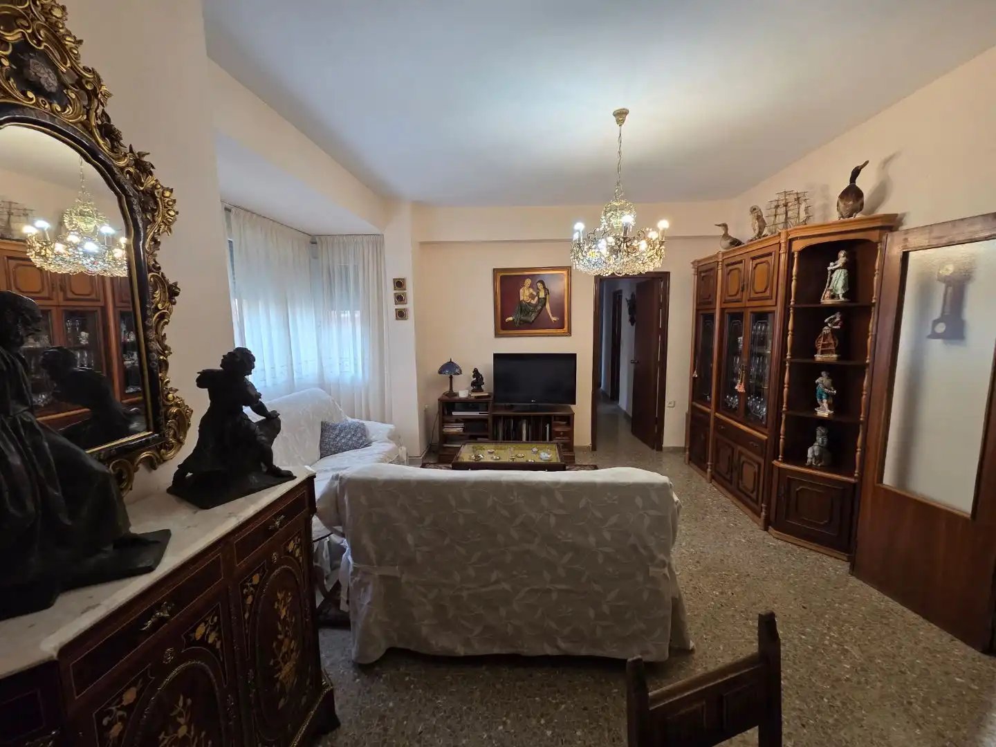 Wohnzimmer von Wohnung zum Verkauf in Cuenca Capital mit Terrasse