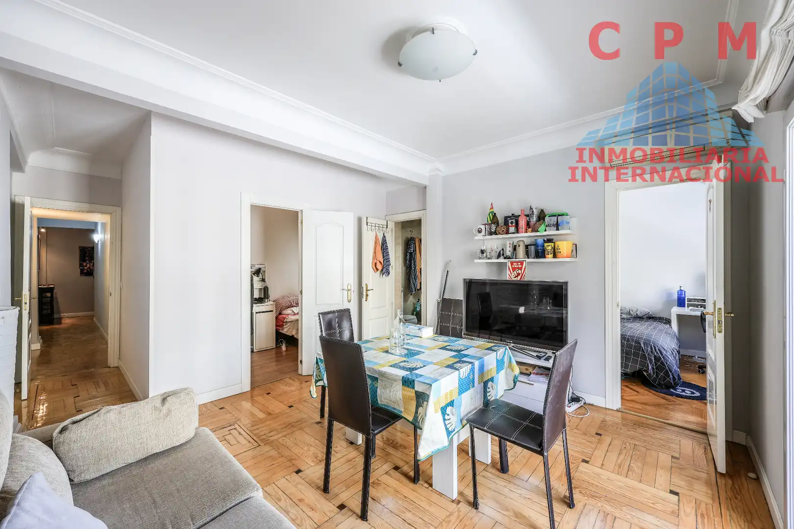 Sala de estar de Piso de alquiler en Madrid con Aire acondicionado, Calefacción y Terraza