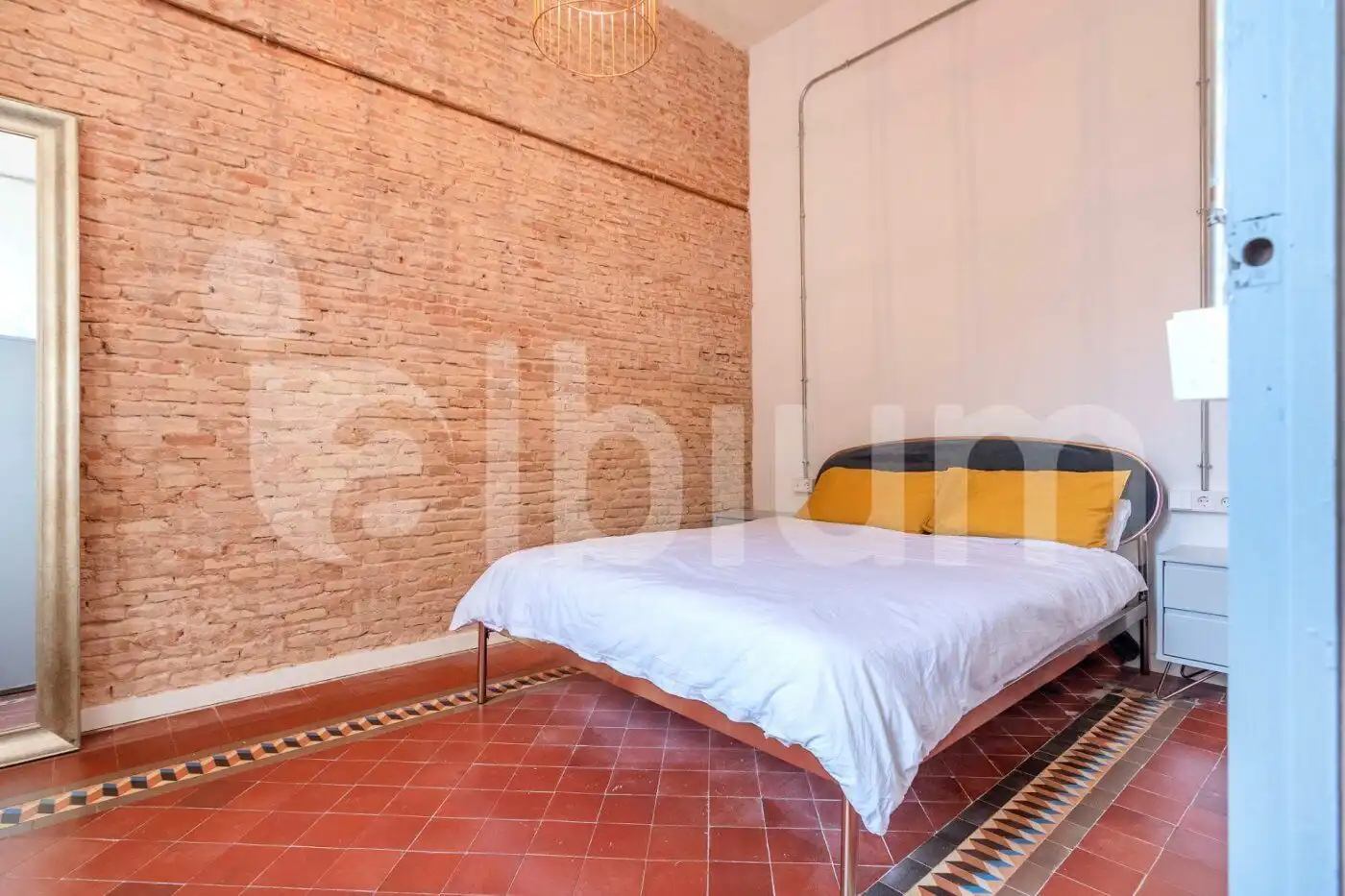 Schlafzimmer von Wohnung zum Verkauf in Barcelona mit Klimaanlage und Terrasse