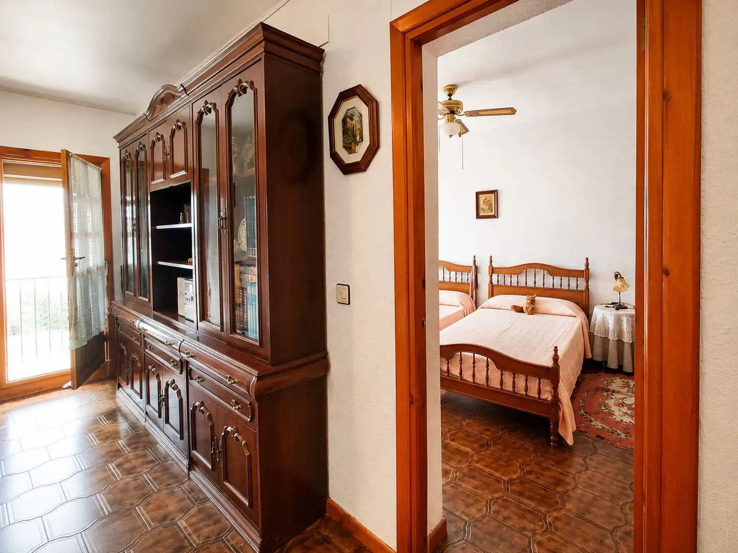 Bedroom of Houses for sale in Peralejos de Abajo  with Heating, Terrace and Furnished