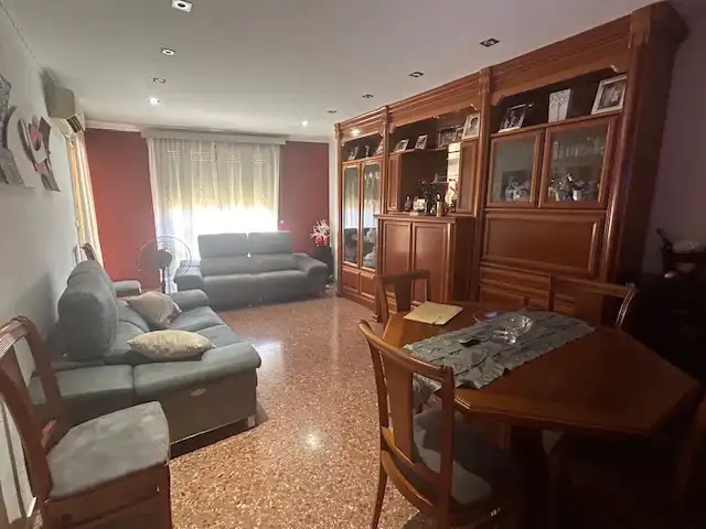 Wohnzimmer von Wohnung zum Verkauf in Corbera mit Abstellraum, Möbliert und Waschmaschine