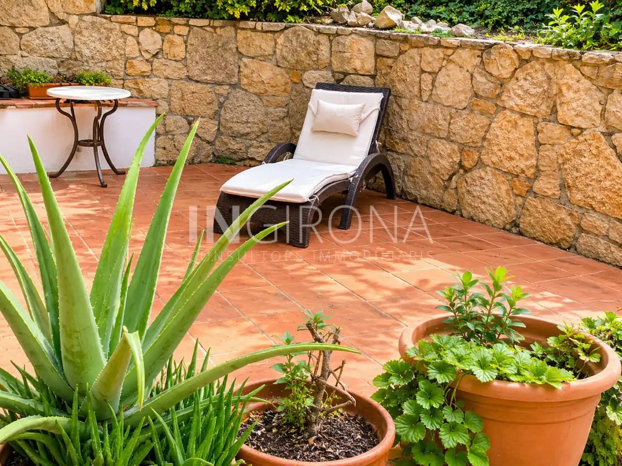 Terraza de Piso en venta en Girona con Aire acondicionado, Calefacción y Jardín privado