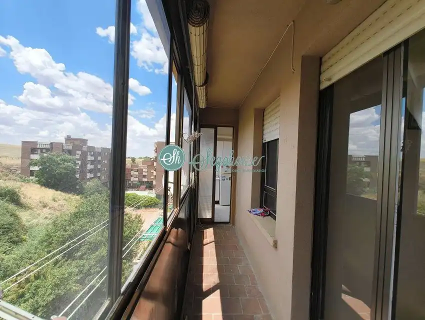 Terrasse von Wohnung zum Verkauf in Segovia mit Heizung, Parkett und Terrasse