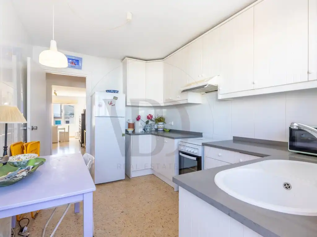 Küche von Dachboden zum Verkauf in Eivissa mit Terrasse
