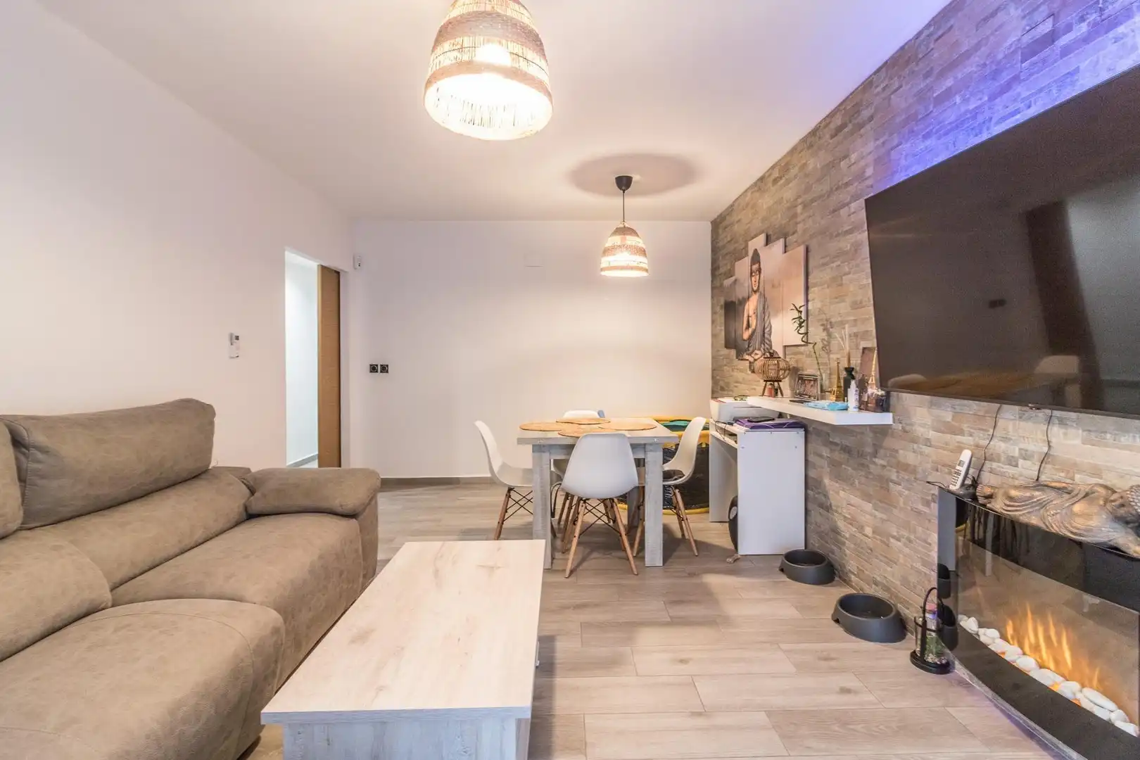 Sala de estar de Planta baja en venta en L'Alcúdia con Aire acondicionado y Terraza