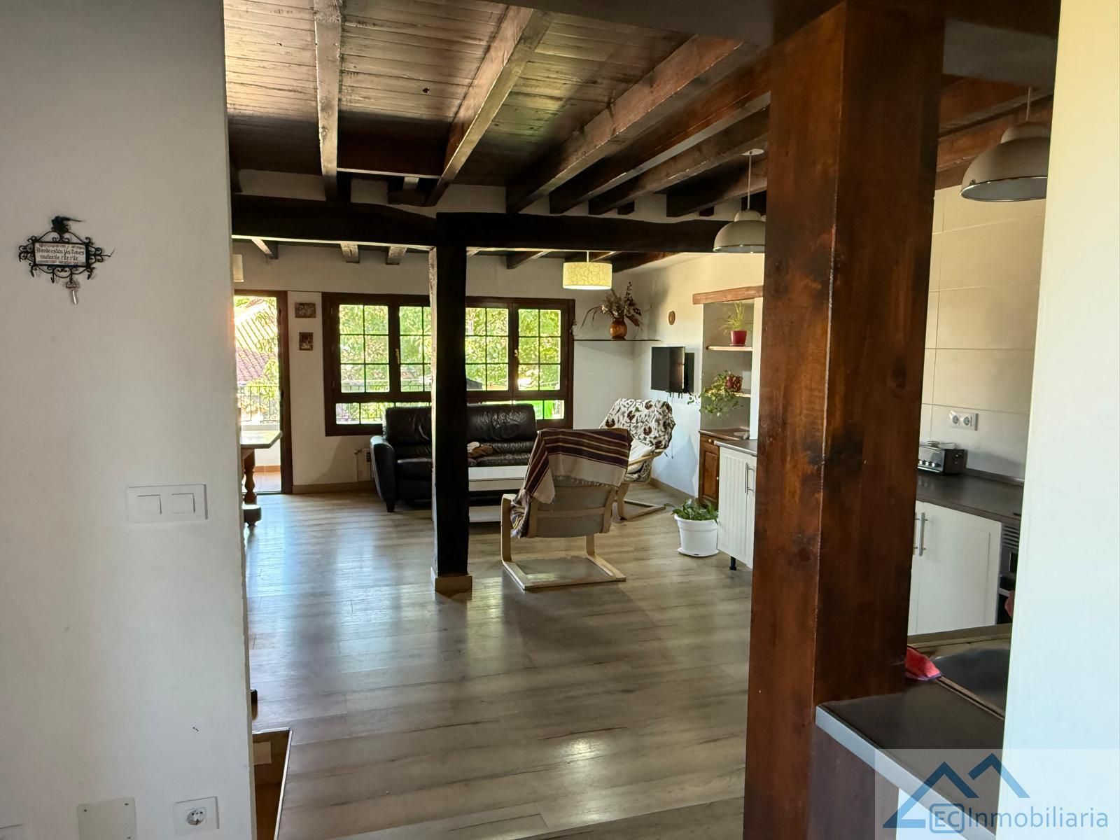 Living room of Single-family semi-detached for sale in Riotuerto  with Balcony
