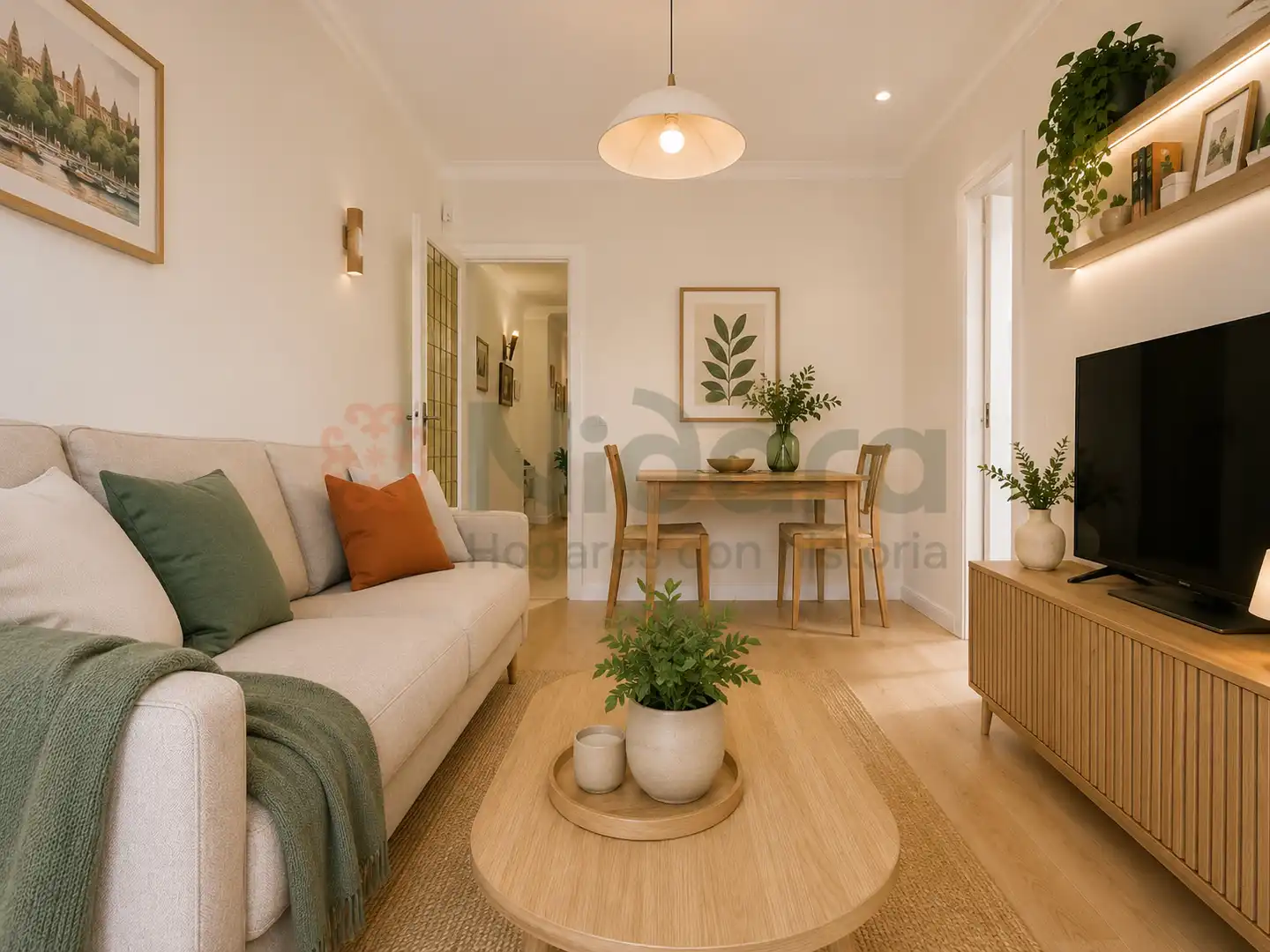 Wohnzimmer von Wohnung zum Verkauf in Barcelona mit Möbliert, Ofen und Balkon