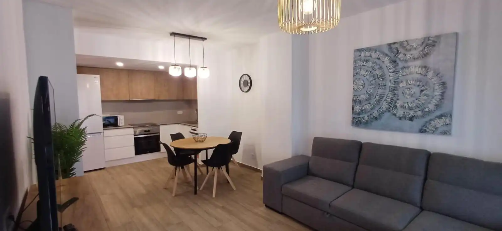Living room of Apartments for sale in Villajoyosa / La Vila Joiosa  with Air Conditioner, Private garden and Terrace