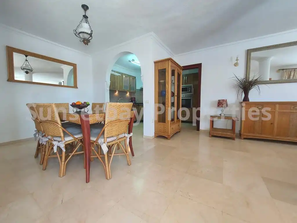 Dining room of Houses for sale in Santiago del Teide  with Air Conditioner, Private garden and Terrace