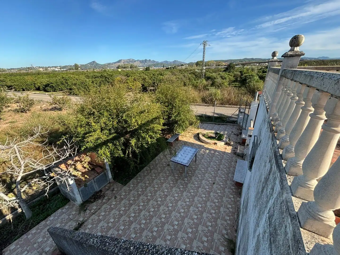 Terraza de Finca rústica en venta en Carcaixent con Jardín privado y Terraza