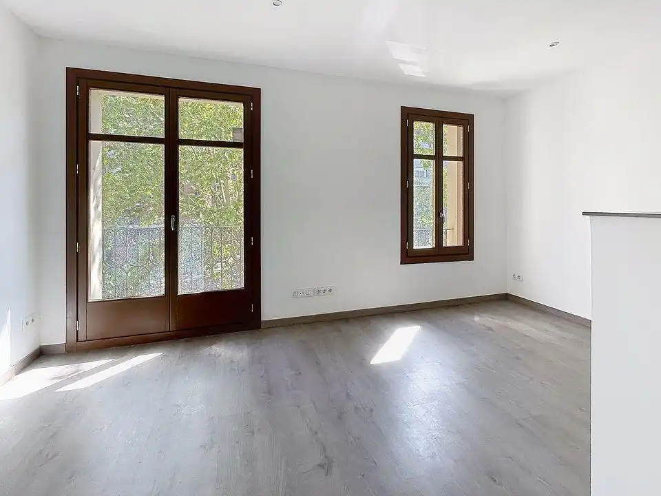 Dormitori de Apartament en venda en  Barcelona Capital amb Aire condicionat, Parquet i Balcó