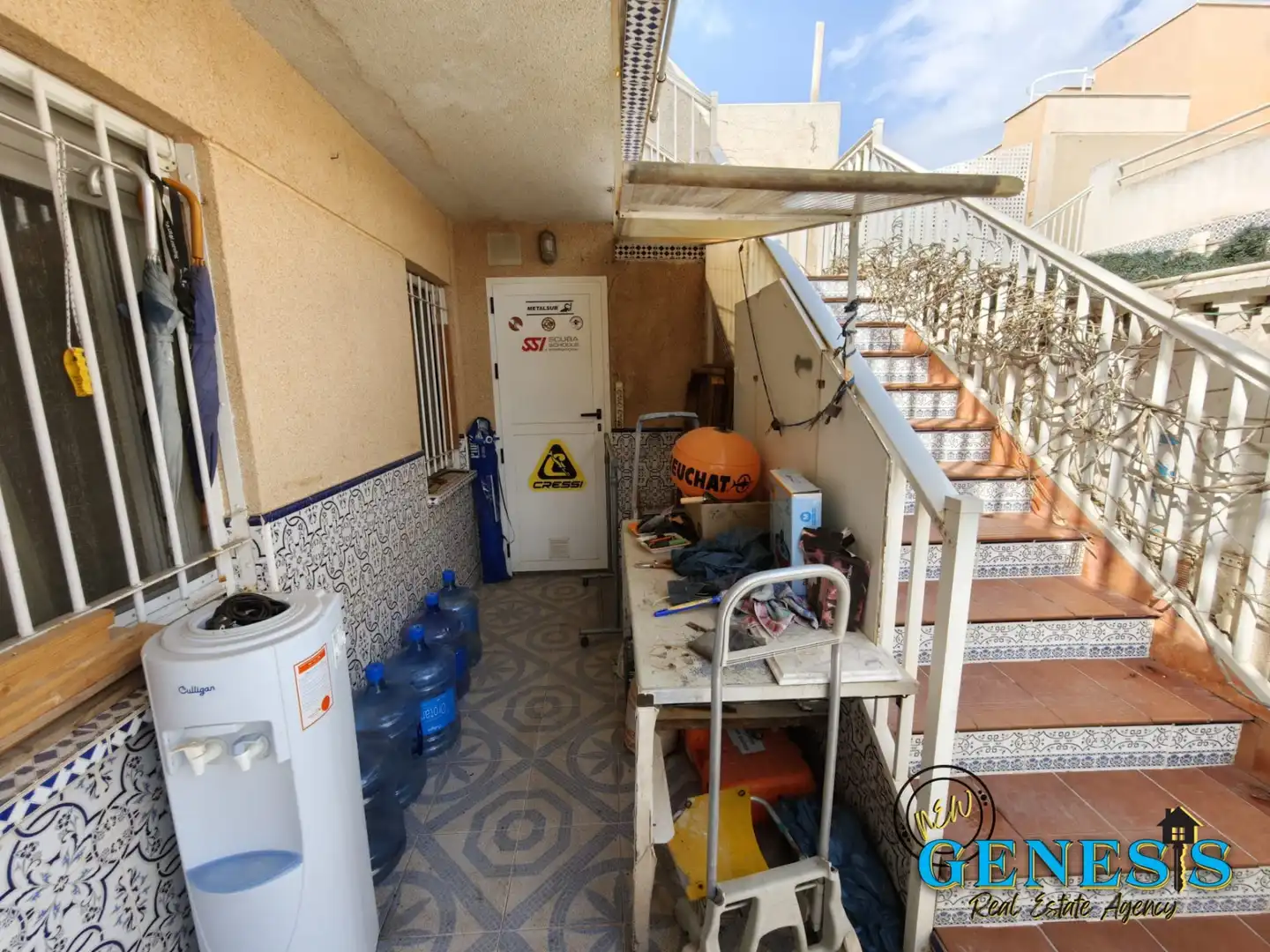 Terrassa de Casa adosada en venda en Torrevieja amb Aire condicionat, Jardí privat i Terrassa