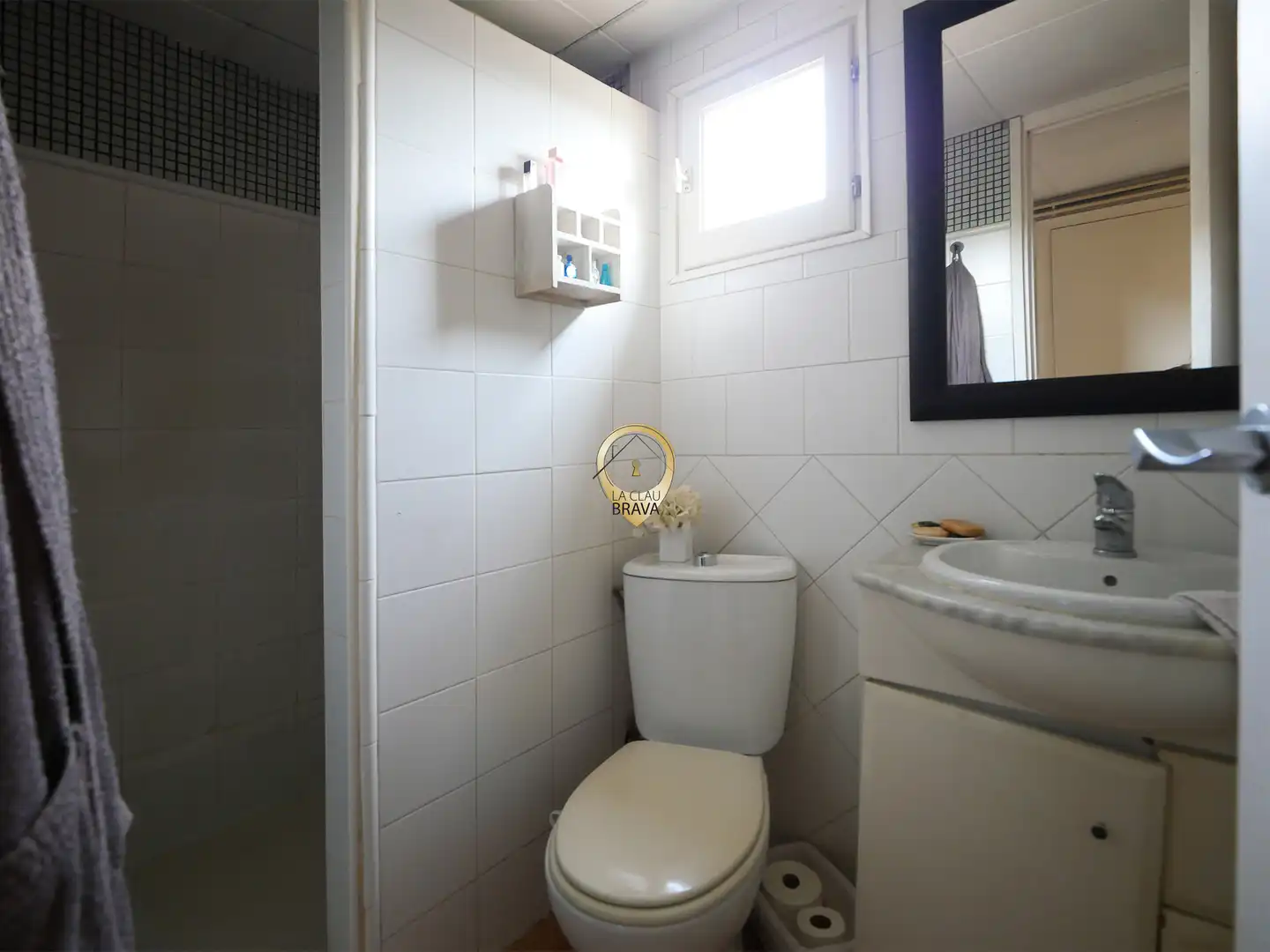 Bany de Casa o xalet en venda en Santa Coloma de Farners amb Aire condicionat, Calefacció i Jardí privat