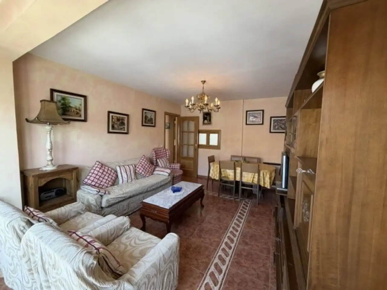 Living room of Flat for rent in Buitrago del Lozoya  with Heating and Furnished