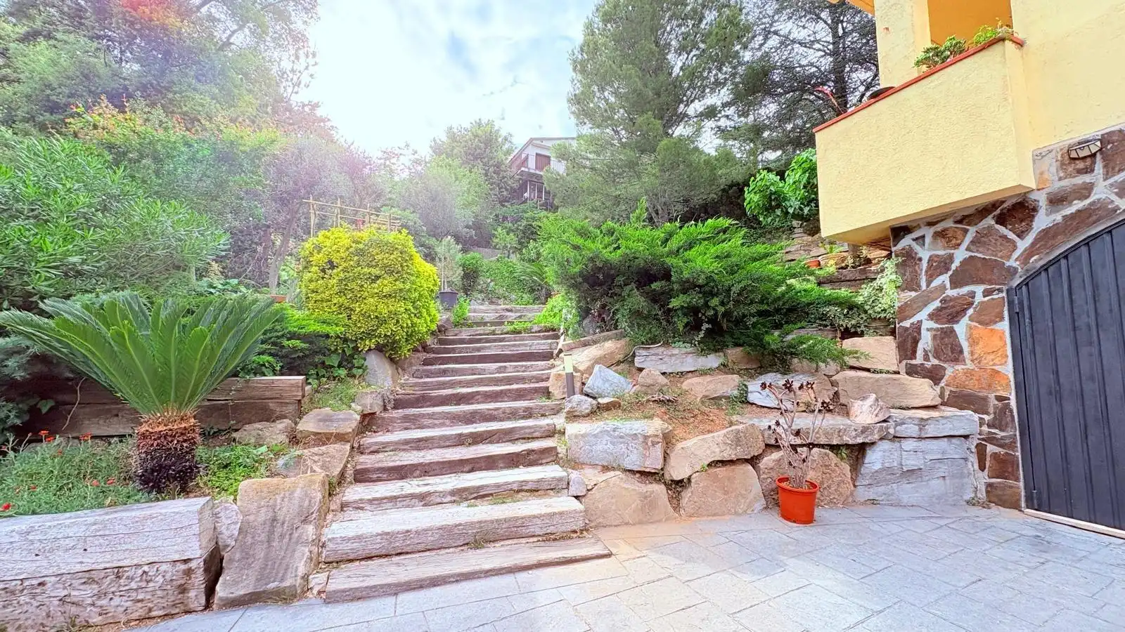 Terrassa de Casa o xalet en venda en Castellar del Vallès amb Calefacció, Jardí privat i Terrassa