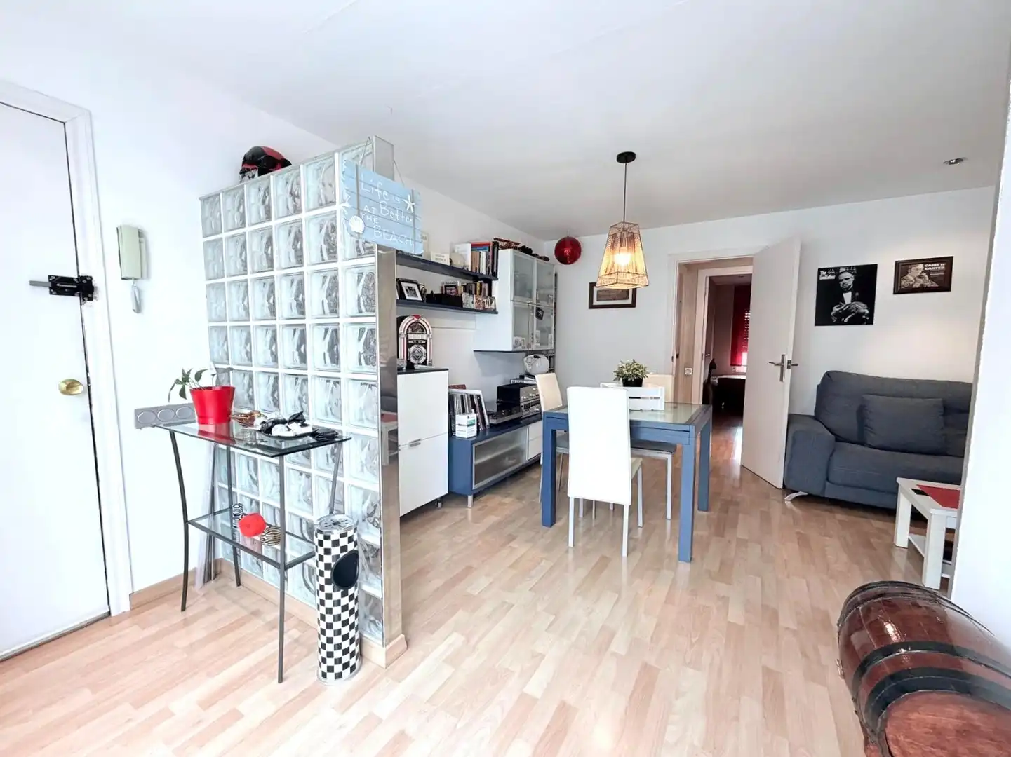 Küche von Wohnung zum Verkauf in Terrassa mit Parkett und Terrasse