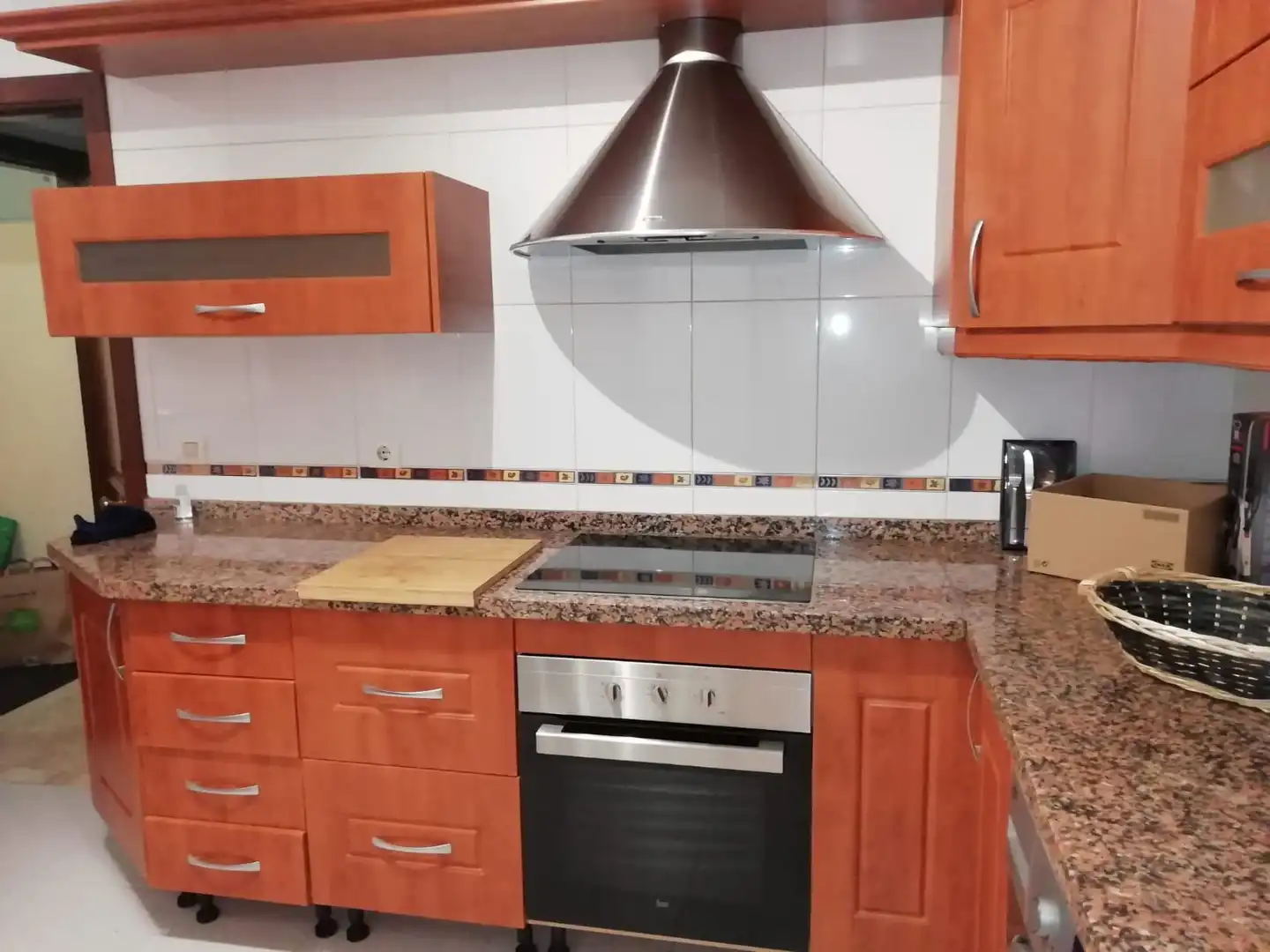 Cuina de Pis de lloguer en Málaga amb Aire condicionat, Terrassa i Moblat