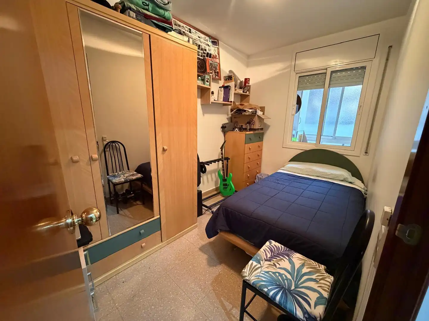 Bedroom of Flat for rent in Rubí  with Air Conditioner, Furnished and Oven
