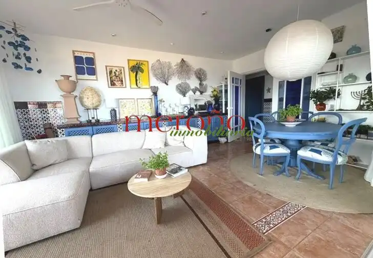 Sala d'estar de Apartament de lloguer en Santa Pola amb Terrassa i Moblat