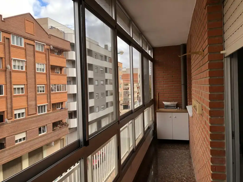 Terrasse von Wohnung zur Miete in Albacete mit Heizung, Möbliert und Balkon