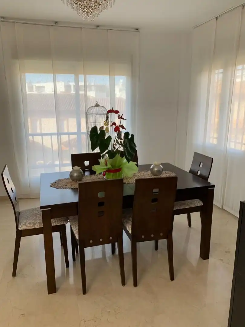 Menjador de Casa o xalet de lloguer en Mijas amb Aire condicionat, Calefacció i Jardí privat