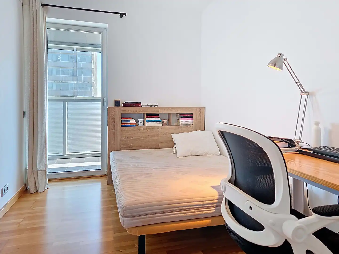Bedroom of Flat for sale in L'Hospitalet de Llobregat  with Air Conditioner and Terrace