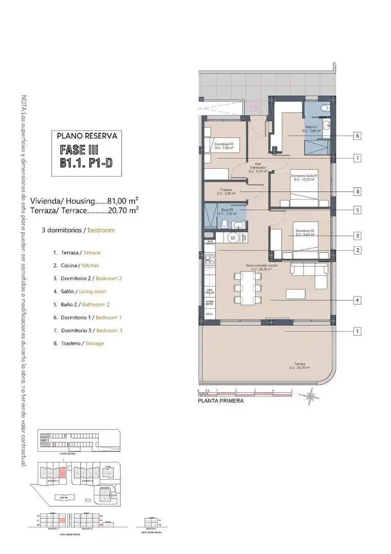 Apartment with pool for sale in N/A, imagen 38