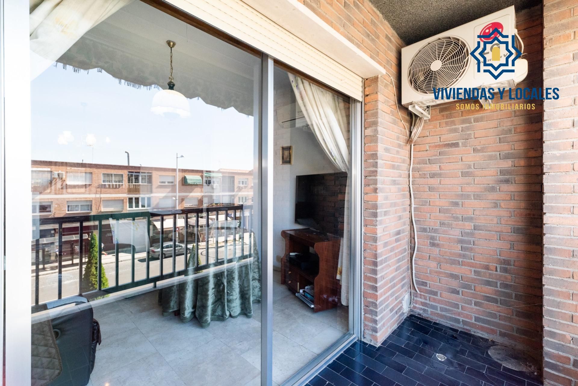 Balcony of Flat for sale in  Granada Capital  with Air Conditioner, Storage room and Balcony