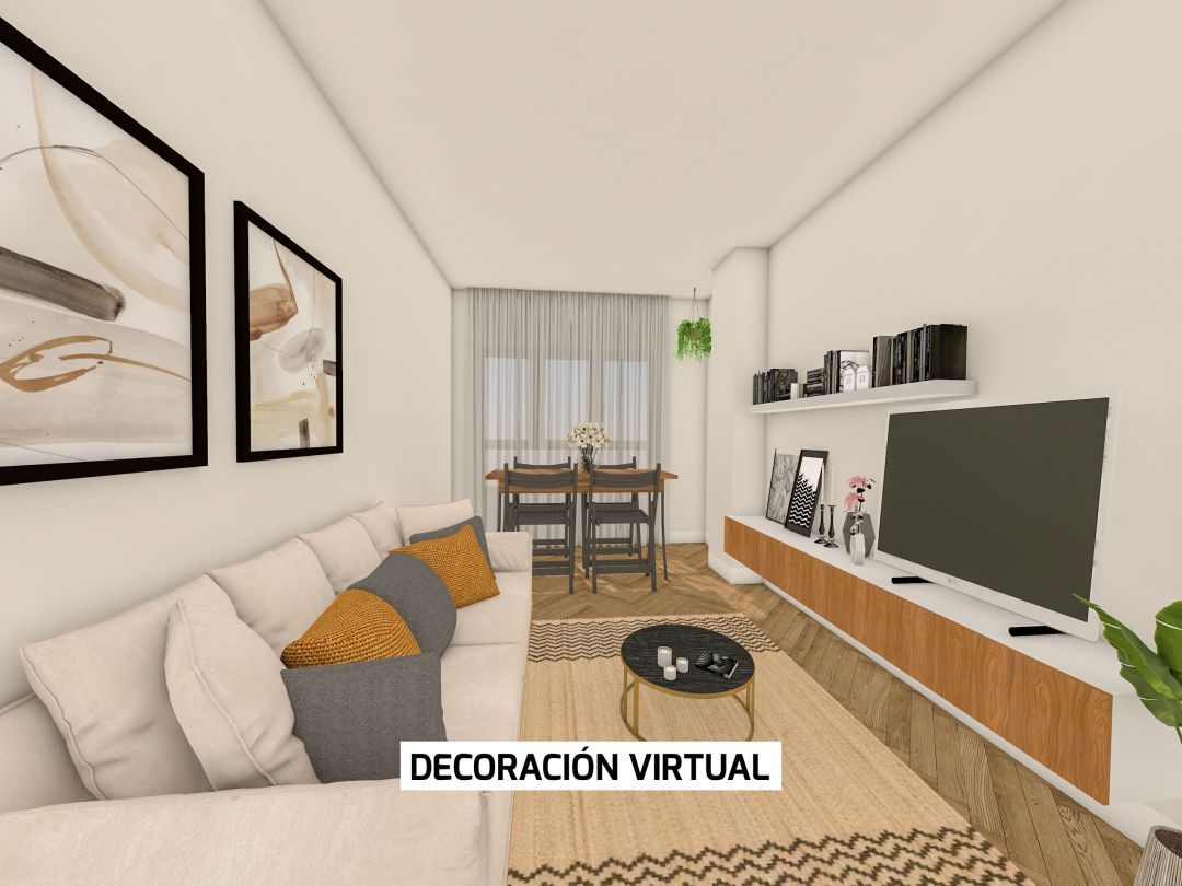 Sala d'estar de Pis en venda en Vitoria - Gasteiz amb Calefacció, Parquet i Terrassa