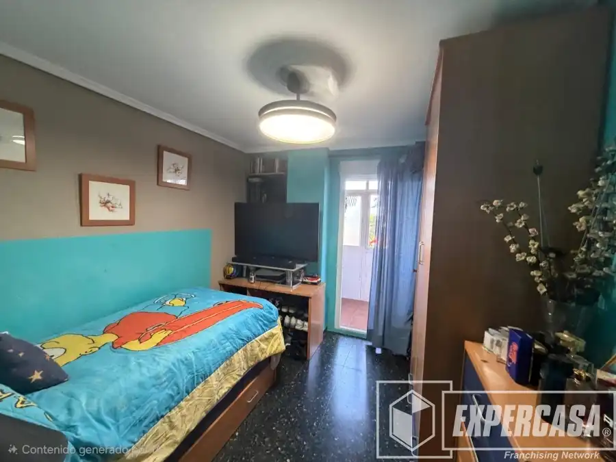 Schlafzimmer von Wohnungen zur Miete in Silla mit Klimaanlage, Terrasse und Möbliert