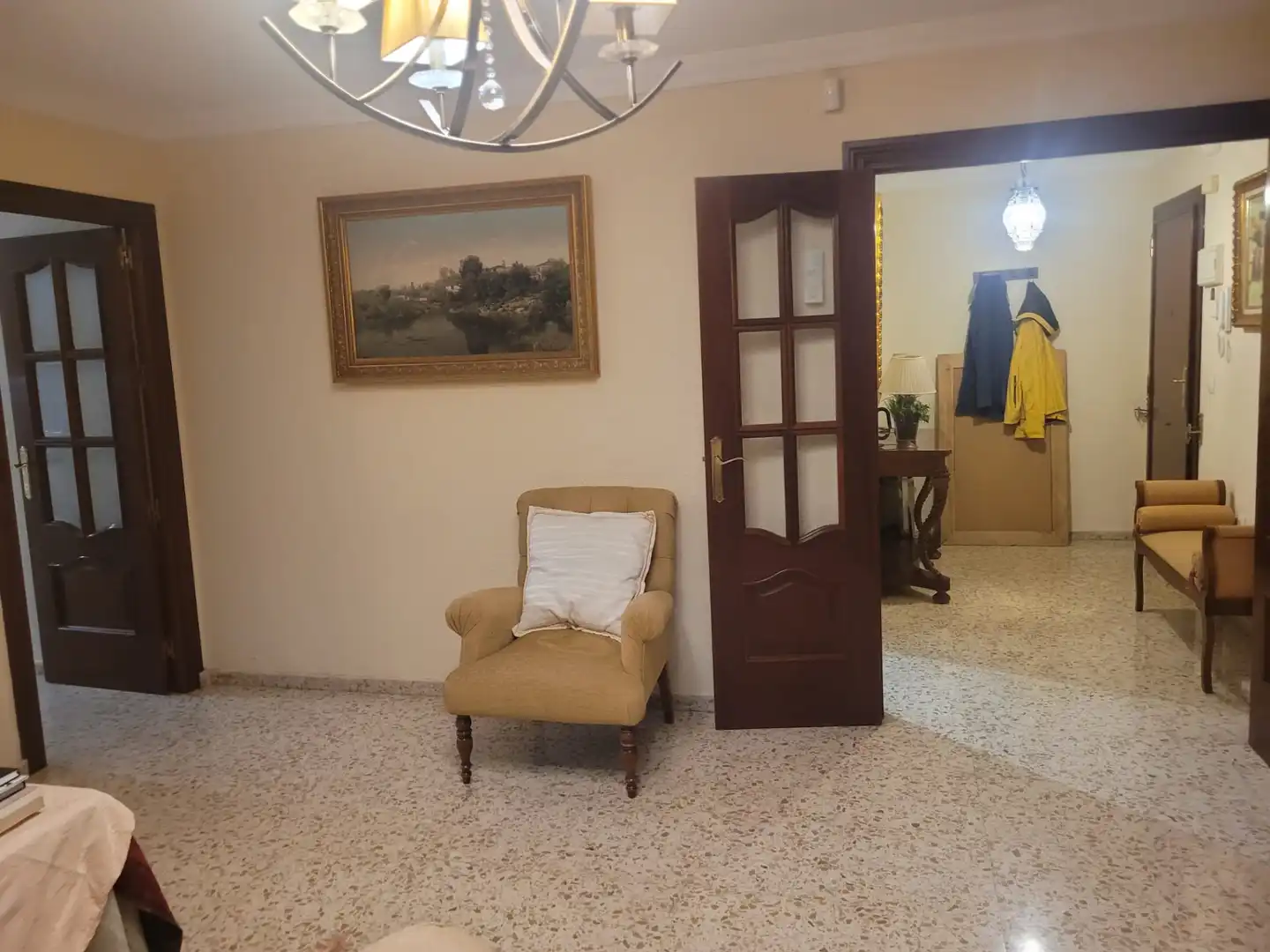 Sala de estar de Piso en venta en Málaga con Amueblado