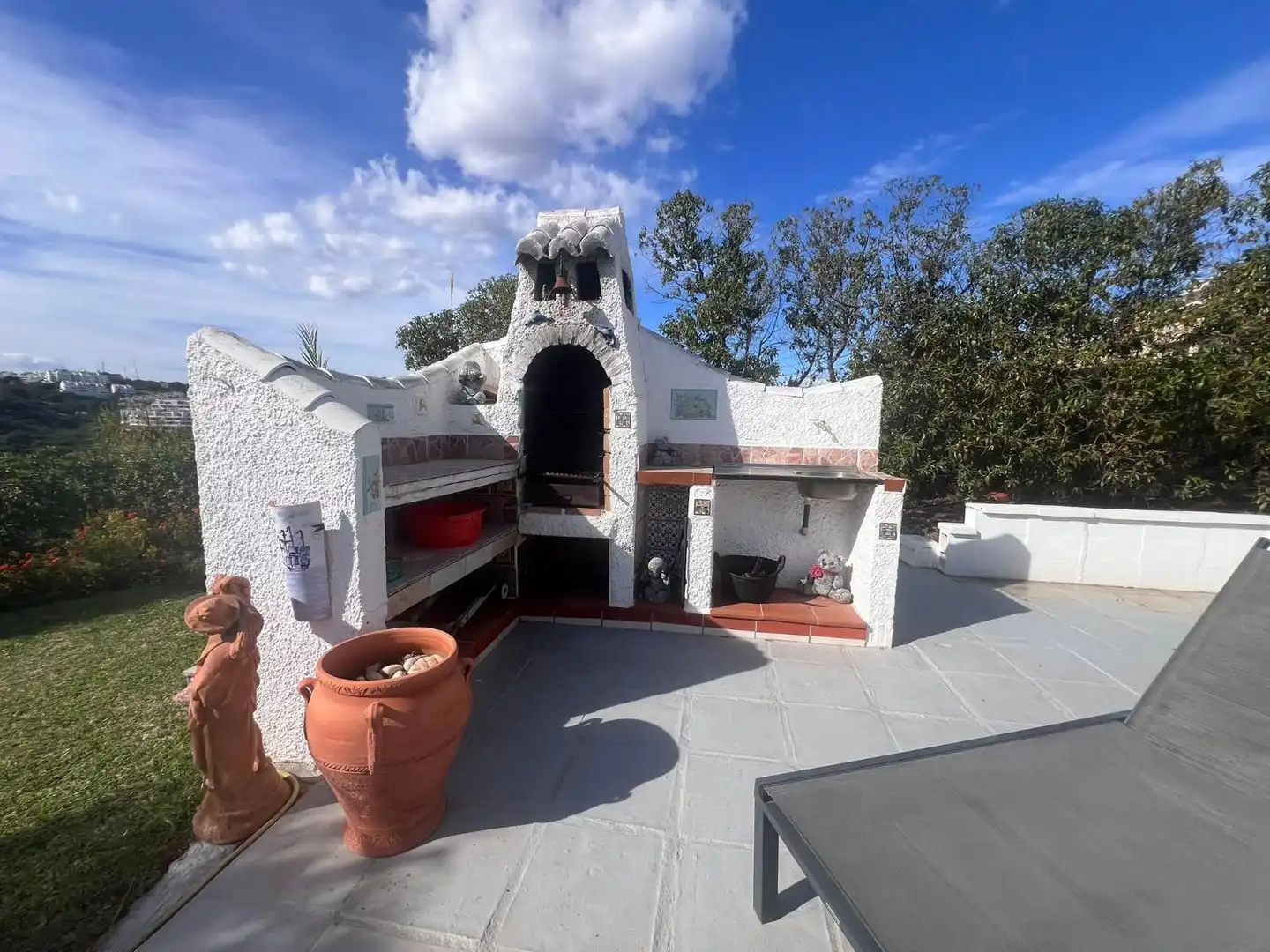 Terraza de Casa o chalet en venta en Mijas con Aire acondicionado, Jardín privado y Trastero