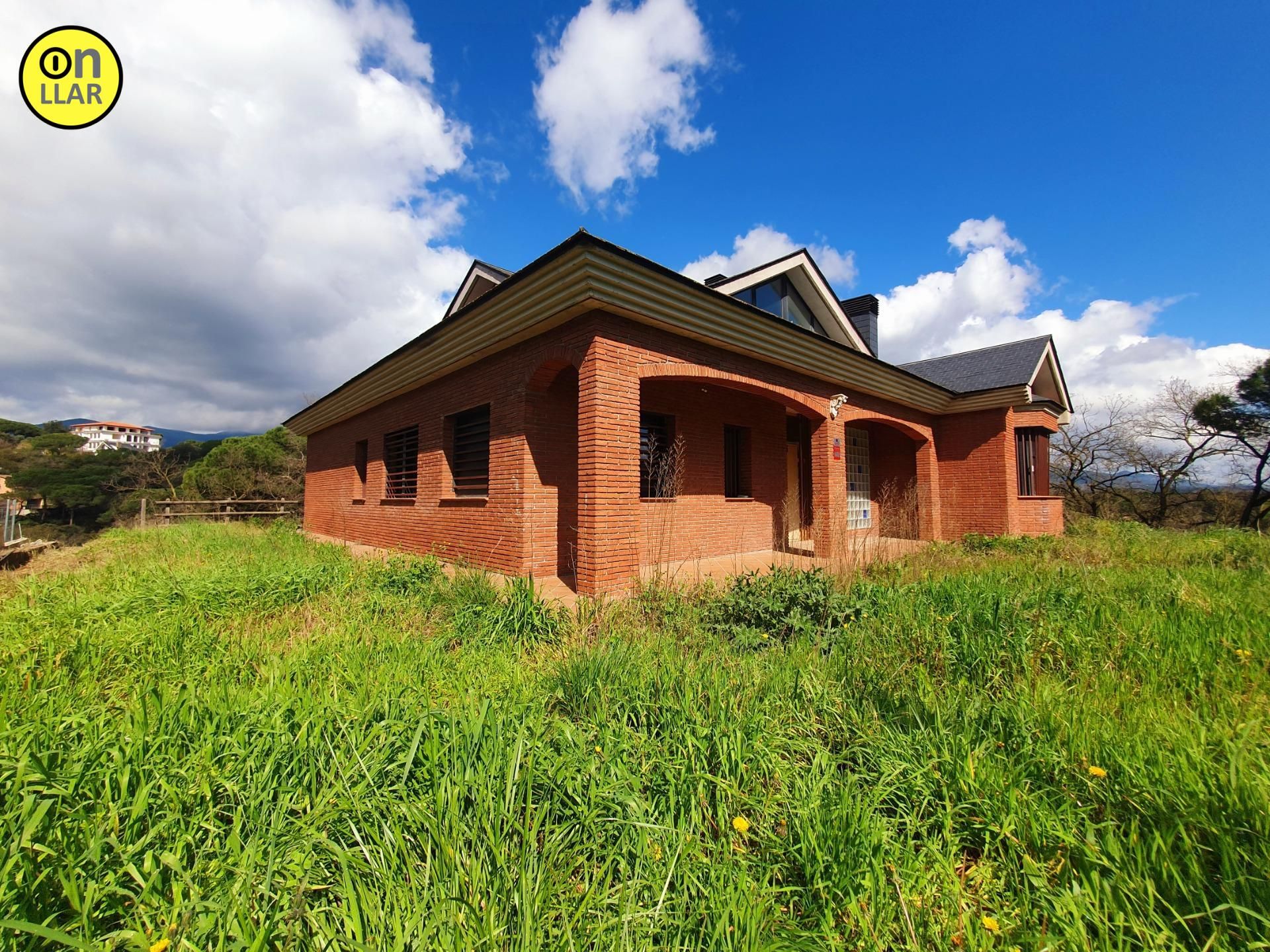 Exterior view of House or chalet for sale in Sant Pere de Vilamajor  with Private garden, Terrace and Storage room