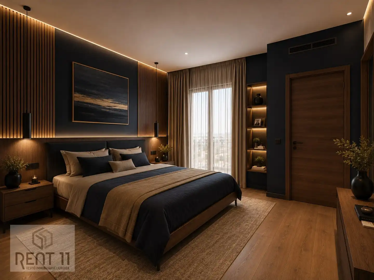 Bedroom of Flat for sale in Girona  with Air Conditioner, Heating and Terrace