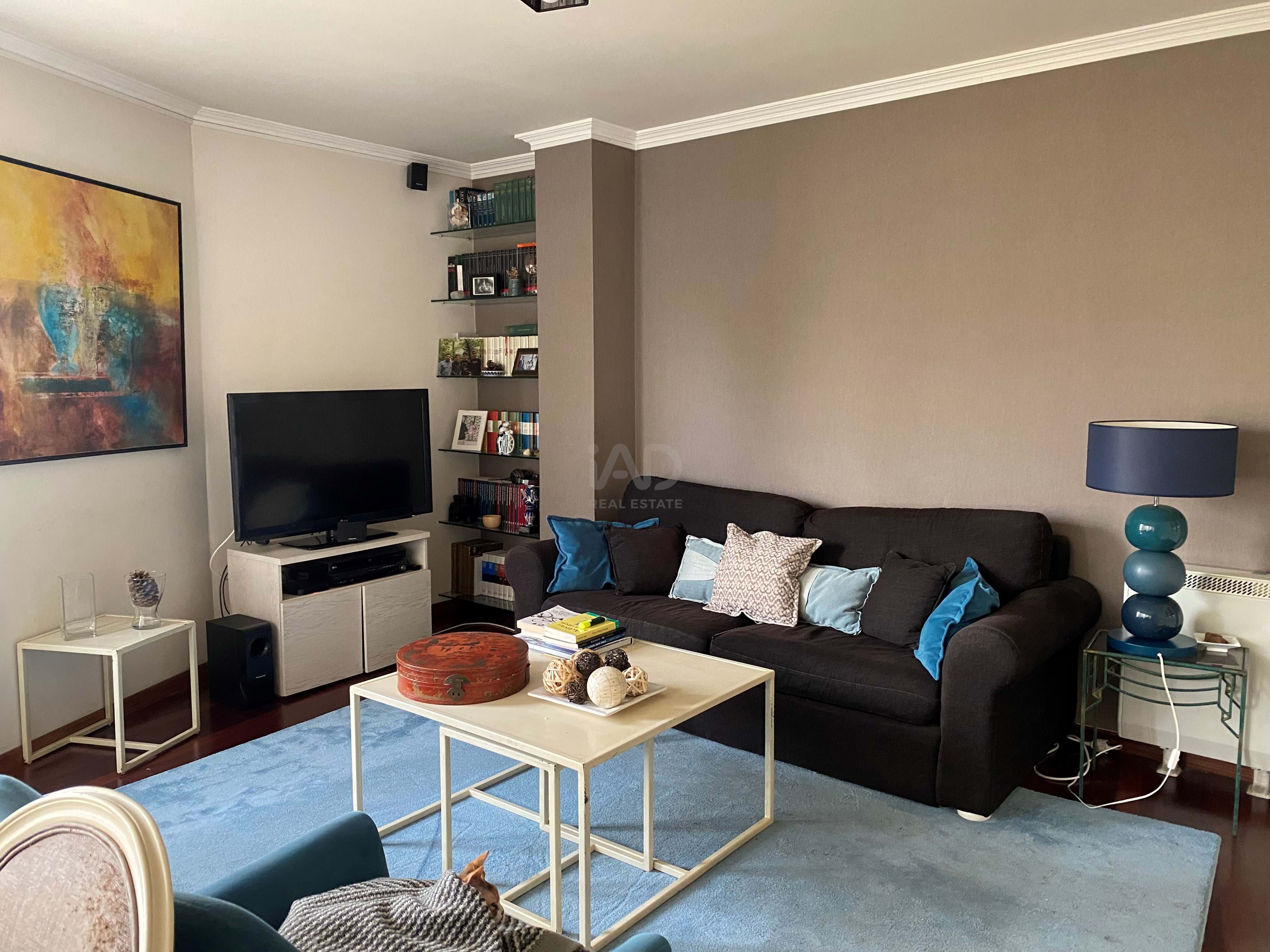 Wohnzimmer von Wohnung zum verkauf in Cambados mit Klimaanlage und Heizung