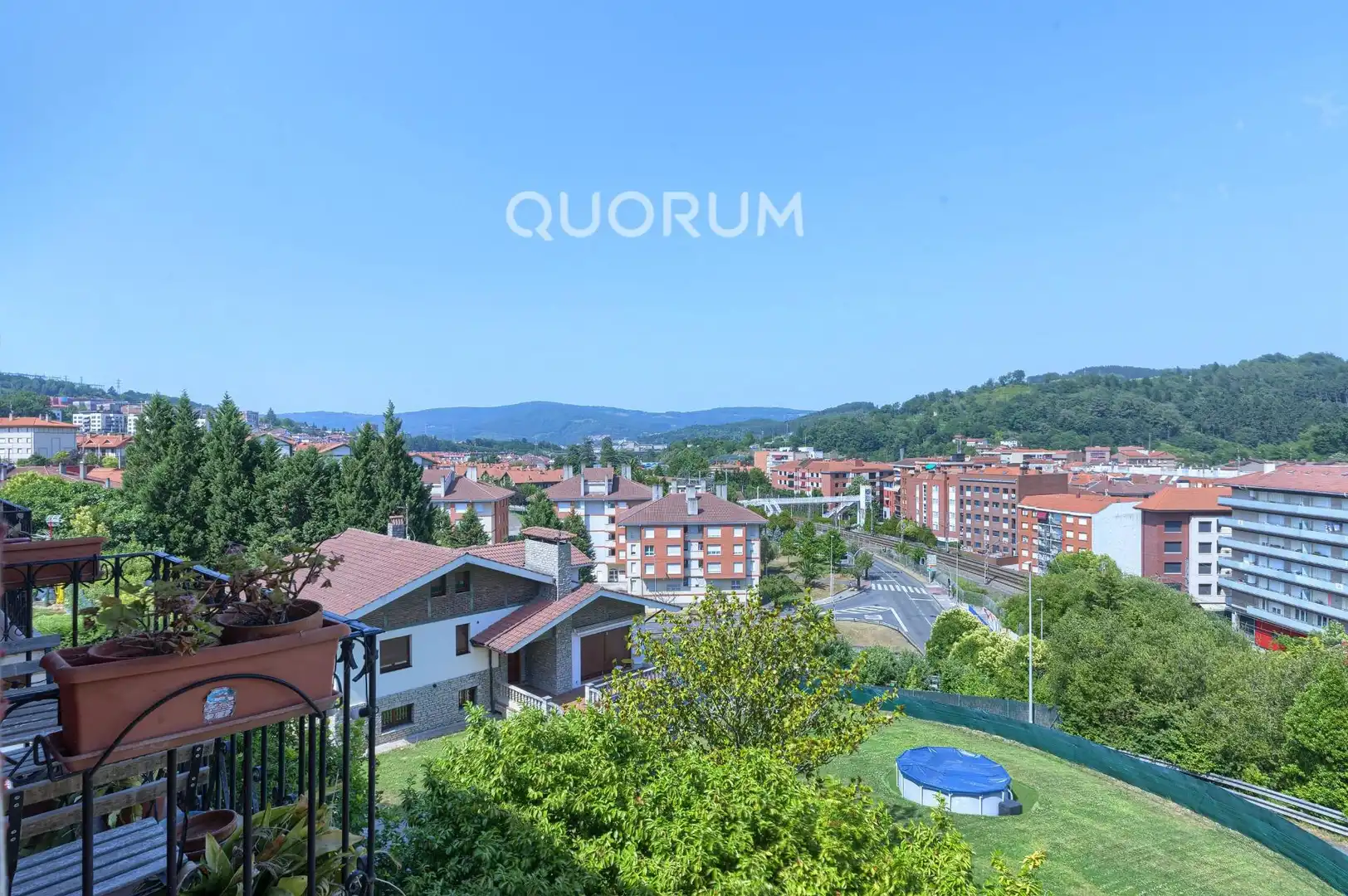 Terrasse von Wohnung zum Verkauf in Arrigorriaga mit Parkett und Balkon