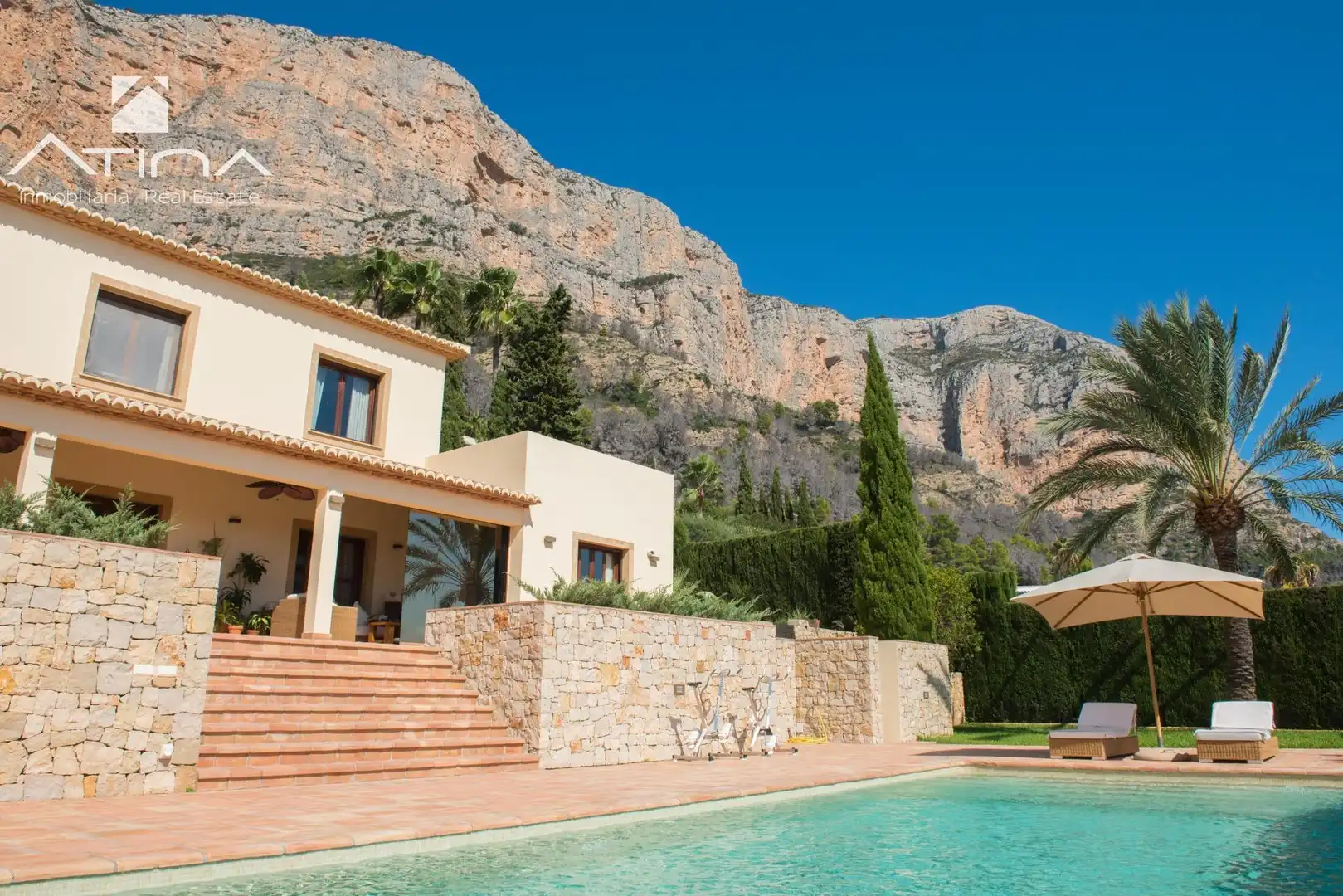Vista exterior de Casa o chalet en venta en Jávea / Xàbia con Aire acondicionado, Jardín privado y Terraza