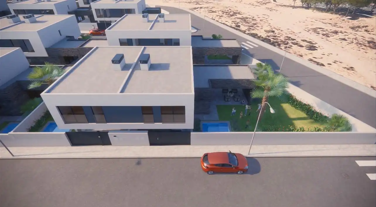 Vista exterior de Casa o chalet en venta en Huércal de Almería con Terraza