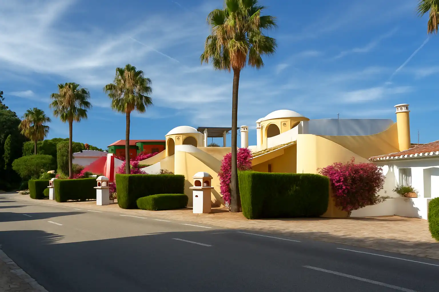 Exterior view of Flat for sale in Mijas  with Air Conditioner, Heating and Private garden
