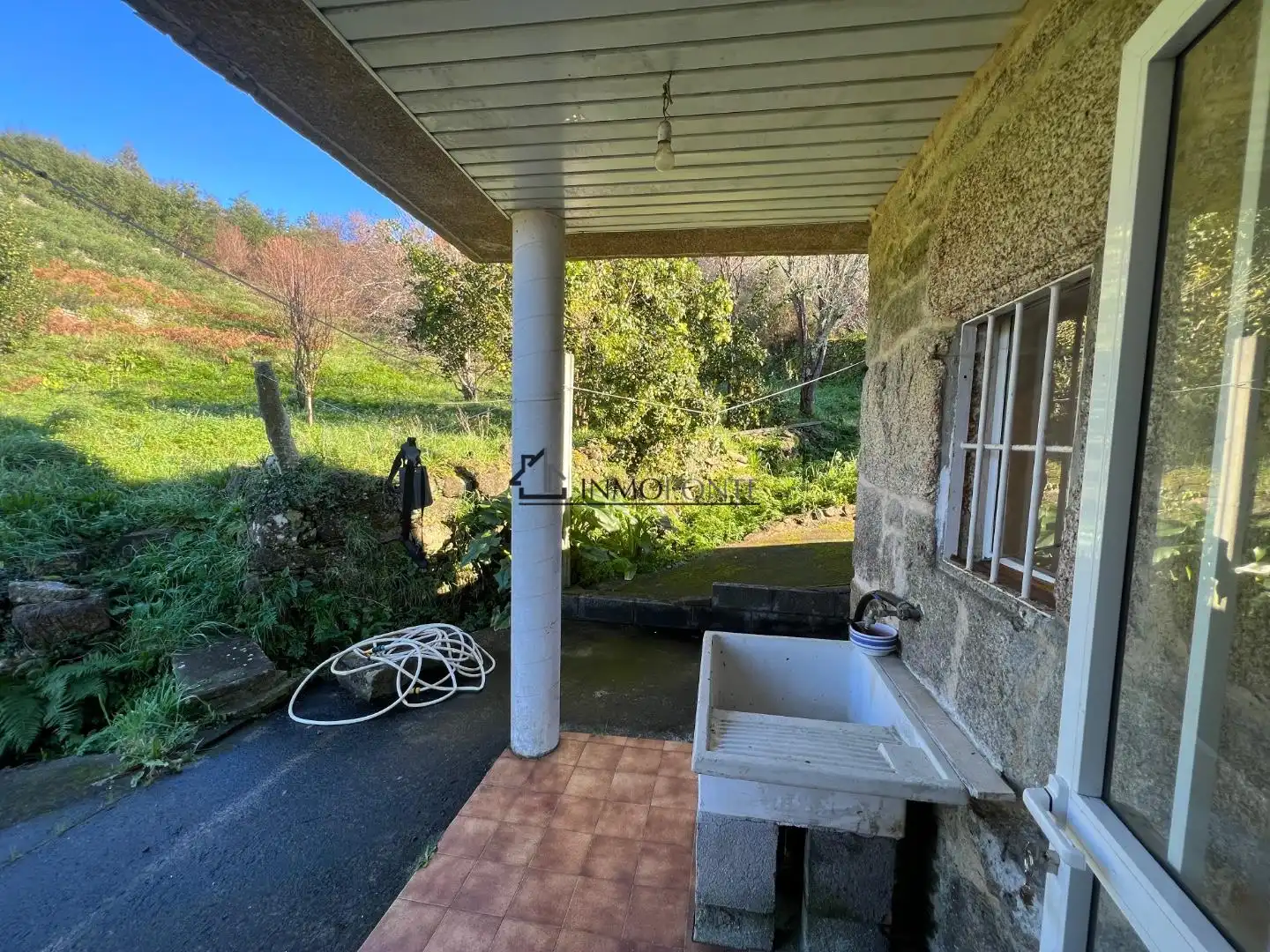 Vista exterior de Casa o chalet en venta en Cotobade con Jardín privado