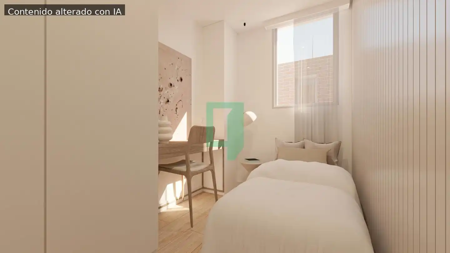 Schlafzimmer von Erdgeschoss zum Verkauf in Badalona mit Klimaanlage und Terrasse