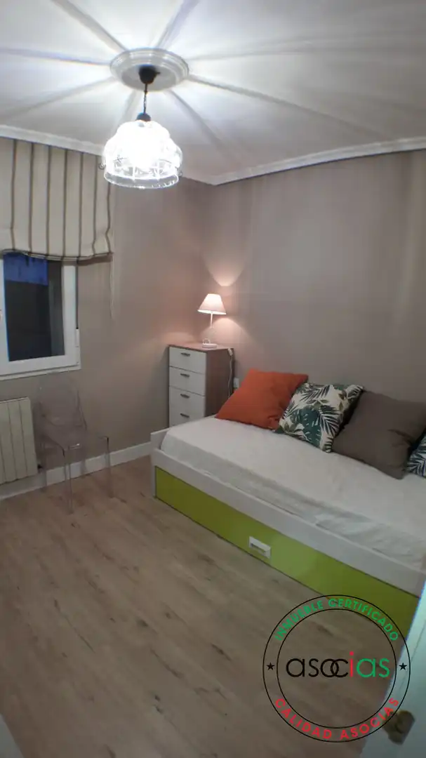 Bedroom of Flat for sale in Gijón   with Heating and Furnished
